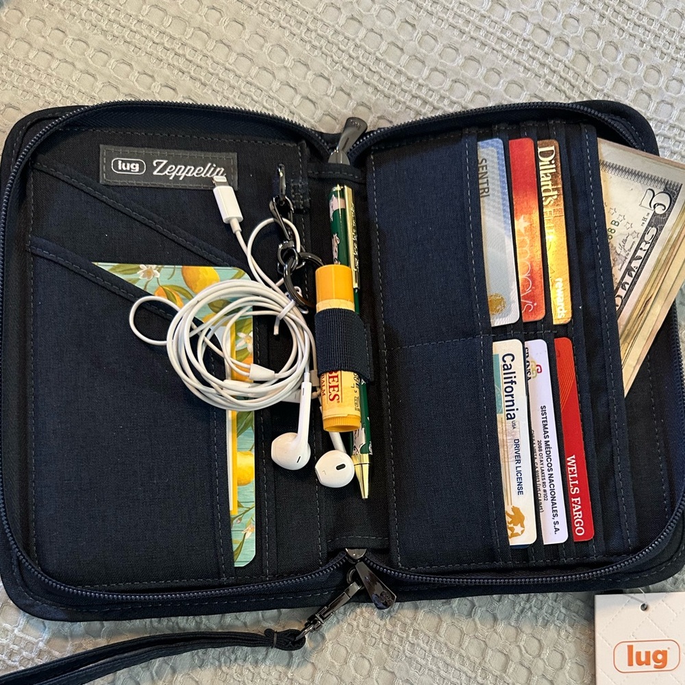 Lug Zeppelin Heather Indigo wallet